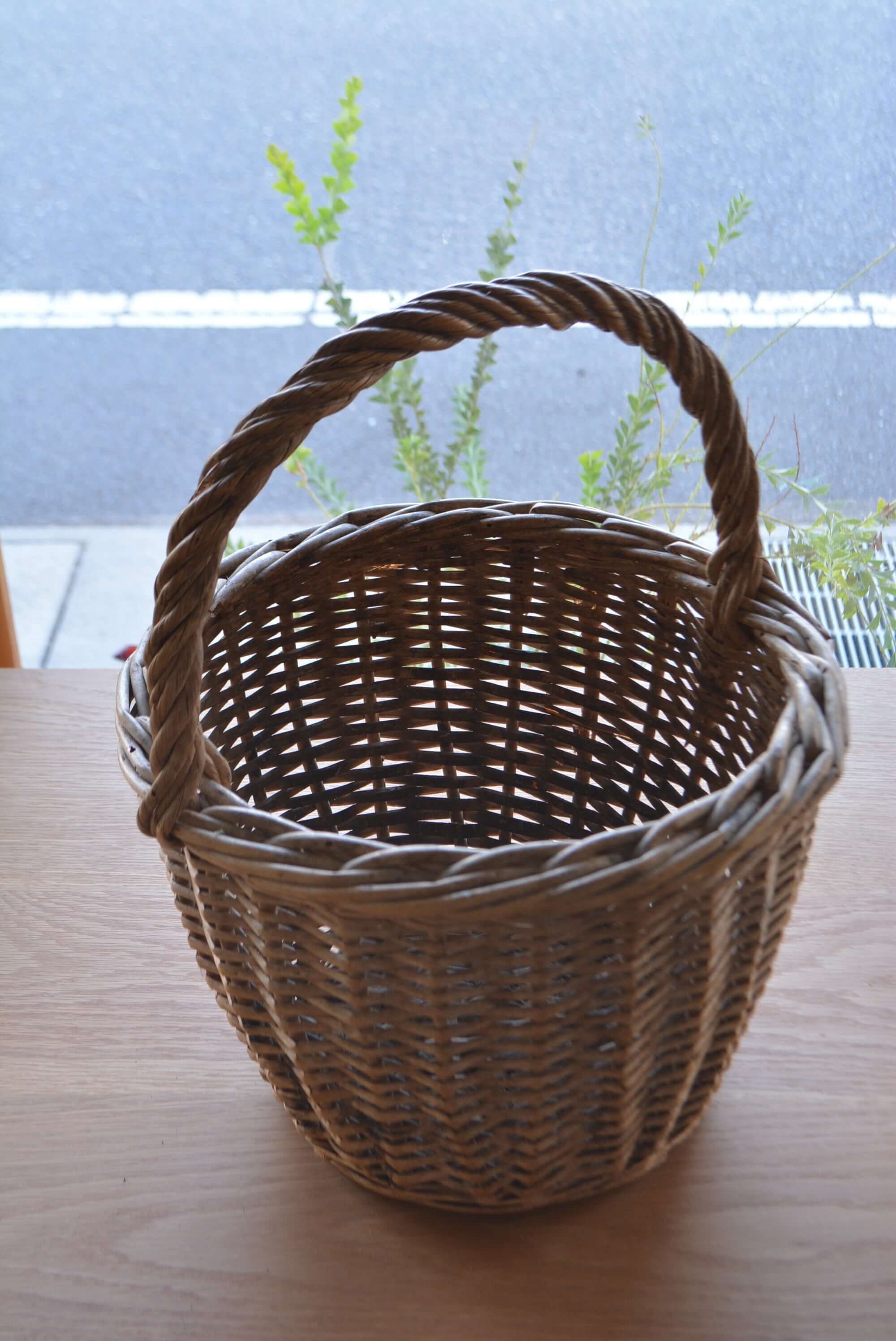 フランスアンティーク ヴィンテージ バケットバスケット Basket / バスケット/ カゴ / フランスアンティーク | La. YHA